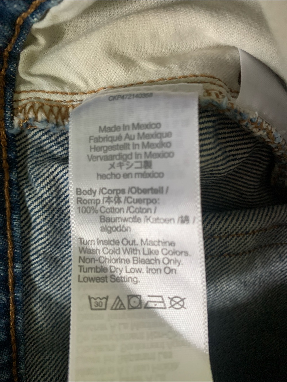Madewell Mid-Rise Medium Relaxed Blue Denim Shorts - Picture 5 of 5